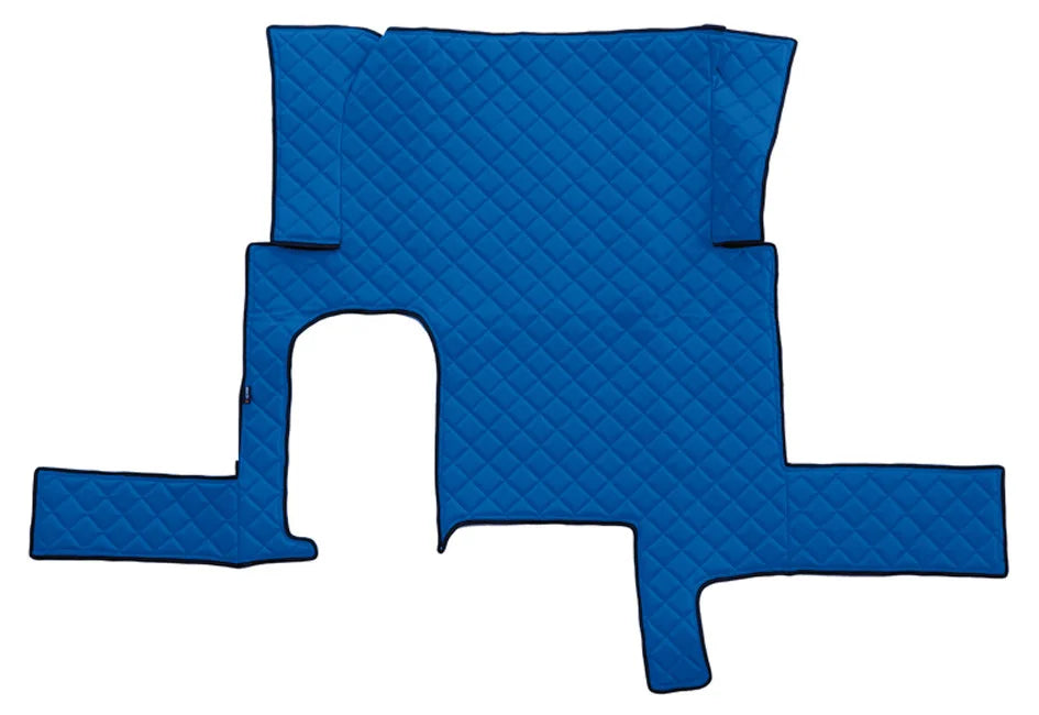 Tappeto centrale in Skeentex - Blu - compatibile per Man TGX (09/07>12/16) automatico, 1 cassetto