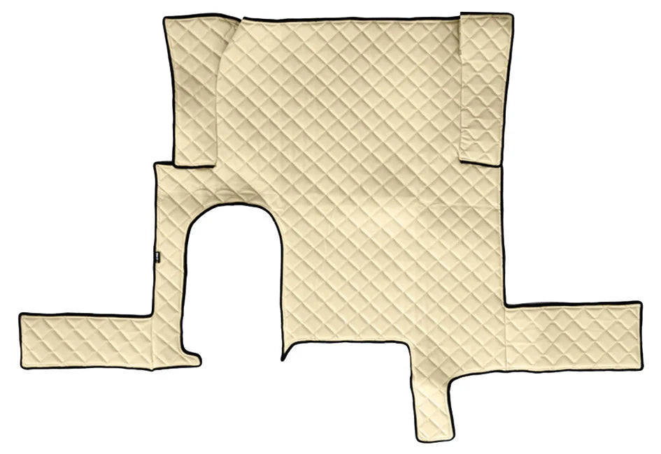 Tappeto centrale in Skeentex - Panna - compatibile per Man TGX (09/07>12/16) automatico, 1 cassetto