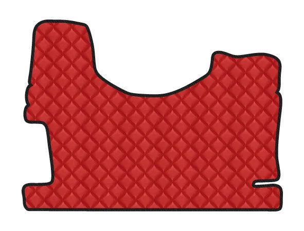 Tappeto centrale in Skeentex - Rosso - compatibile per Mercedes Actros MP3 (06/08>12/13) tunnel alto
