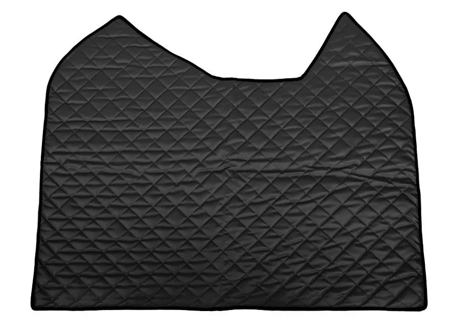 Tappeto centrale in Skeentex - Nero - compatibile per Mercedes Actros MP4 (09/11>09/19) cabina larga, sedile pass. pieghevole, tunnel - Mercedes Actros MP5 (10/19>) cabina larga, sedile pass. pieghevole, tunnel - Mercedes Actros MP5 L (11/21>) cabina larg