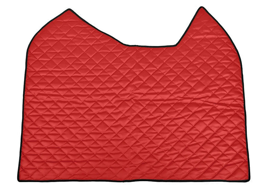 Tappeto centrale in Skeentex - Rosso - compatibile per Mercedes Actros MP4 (09/11>09/19) cabina larga, sedile pass. pieghevole, tunnel - Mercedes Actros MP5 (10/19>) cabina larga, sedile pass. pieghevole, tunnel - Mercedes Actros MP5 L (11/21>) cabina lar