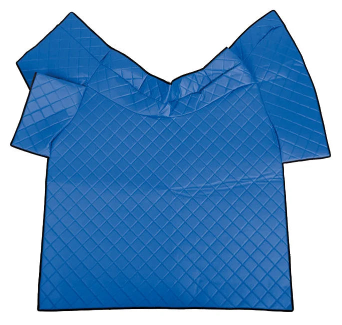 Tappeto centrale in Skeentex - Blu - compatibile per Volvo FH Serie 3 (08/02>08/12) automatico, senza p.oggetti centrale