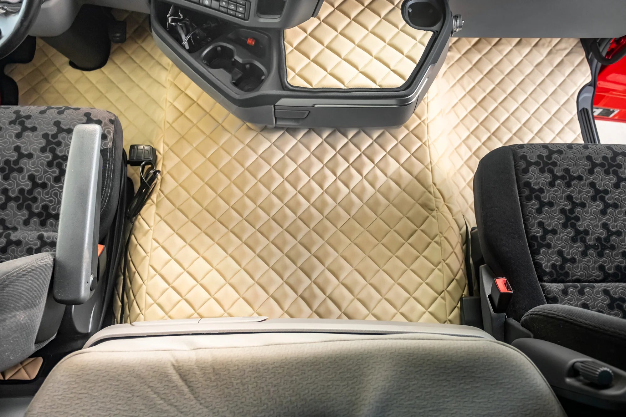 Tappeto centrale in Skeentex - Panna - compatibile per Scania R Serie 7 - New Generation (11/16>)