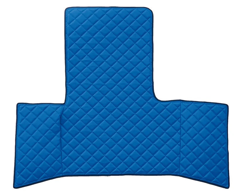 Tappeto centrale in Skeentex - Blu - compatibile per Man TGL (09/12>10/21) cabina L, LX - Man TGM (09/12>10/21) cabina L, LX - Man TGS (09/14>10/21) cabina L, LX - Man TGM (11/21>) cabina L, LX - Man TGS (11/21>) cabina L, LX - Man TGL (11/21>) cabina L,