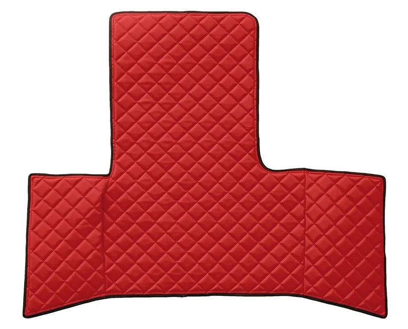 Tappeto centrale in Skeentex - Rosso - compatibile per Man TGL (09/12>10/21) cabina L, LX - Man TGM (09/12>10/21) cabina L, LX - Man TGS (09/14>10/21) cabina L, LX - Man TGM (11/21>) cabina L, LX - Man TGS (11/21>) cabina L, LX - Man TGL (11/21>) cabina L