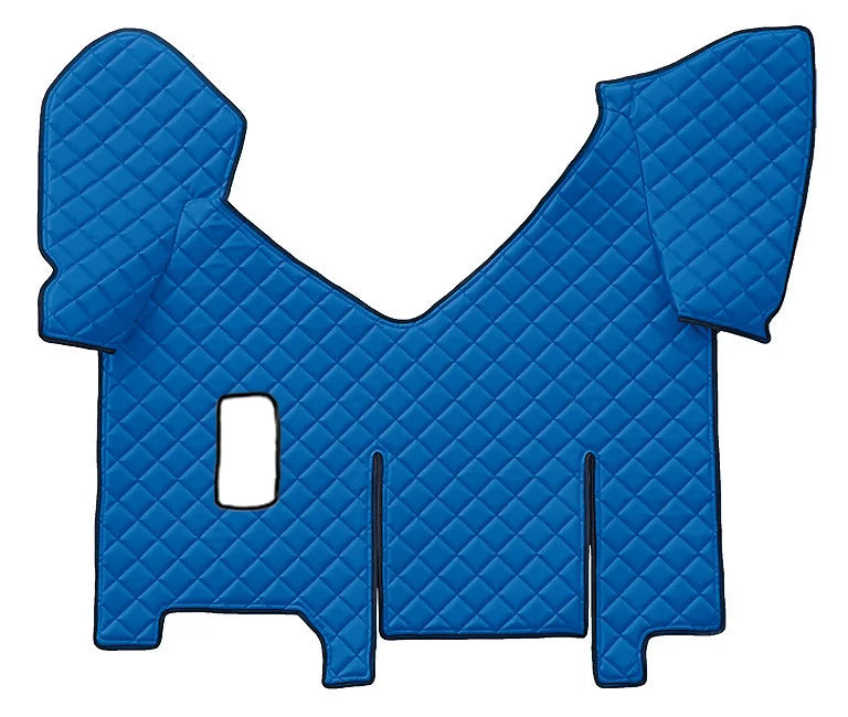 Tappeto centrale in Skeentex - Blu - compatibile per Iveco Stralis (08/02>12/12) manuale, cabina larga, frigo scorrevole - Iveco Stralis (07/12>12/19) manuale, cabina larga, frigo scorrevole - Iveco Stralis Hi-Way (07/12>08/16) manuale, cabina larga, frig