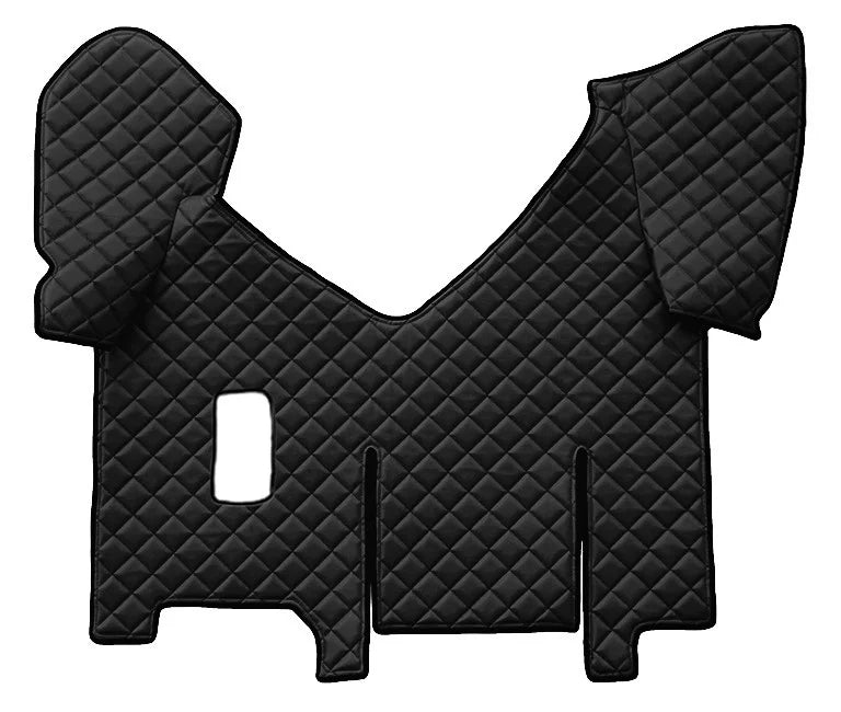 Tappeto centrale in Skeentex - Nero - compatibile per Iveco Stralis (08/02>12/12) manuale, cabina larga, frigo scorrevole - Iveco Stralis (07/12>12/19) manuale, cabina larga, frigo scorrevole - Iveco Stralis Hi-Way (07/12>08/16) manuale, cabina larga, fri