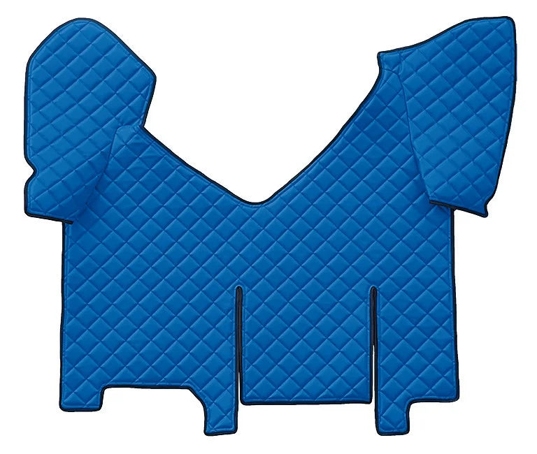 Tappeto centrale in Skeentex - Blu - compatibile per Iveco Stralis (08/02>12/12) automatico, cabina larga, frigo scorrevole - Iveco Stralis (07/12>12/19) automatico, cabina larga, frigo scorrevole - Iveco Stralis Hi-Way (07/12>08/16) automatico, cabina la