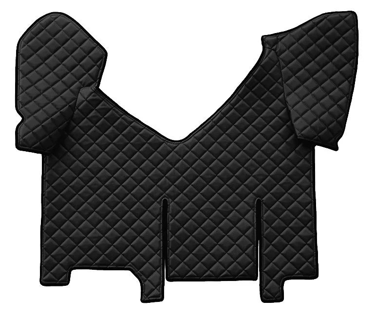 Tappeto centrale in Skeentex - Nero - compatibile per Iveco Stralis (08/02>12/12) automatico, cabina larga, frigo scorrevole - Iveco Stralis (07/12>12/19) automatico, cabina larga, frigo scorrevole - Iveco Stralis Hi-Way (07/12>08/16) automatico, cabina l