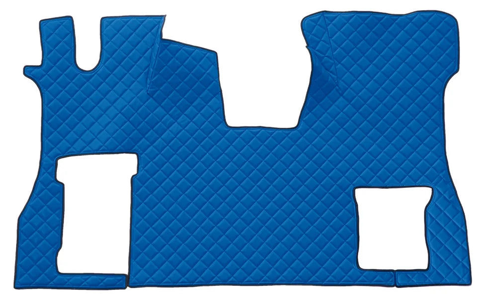 Tappeto unico in Skeentex - Blu - compatibile per Scania S Serie 7 - New Generation (11/16>) no tunnel, sedile pass. pieghevole