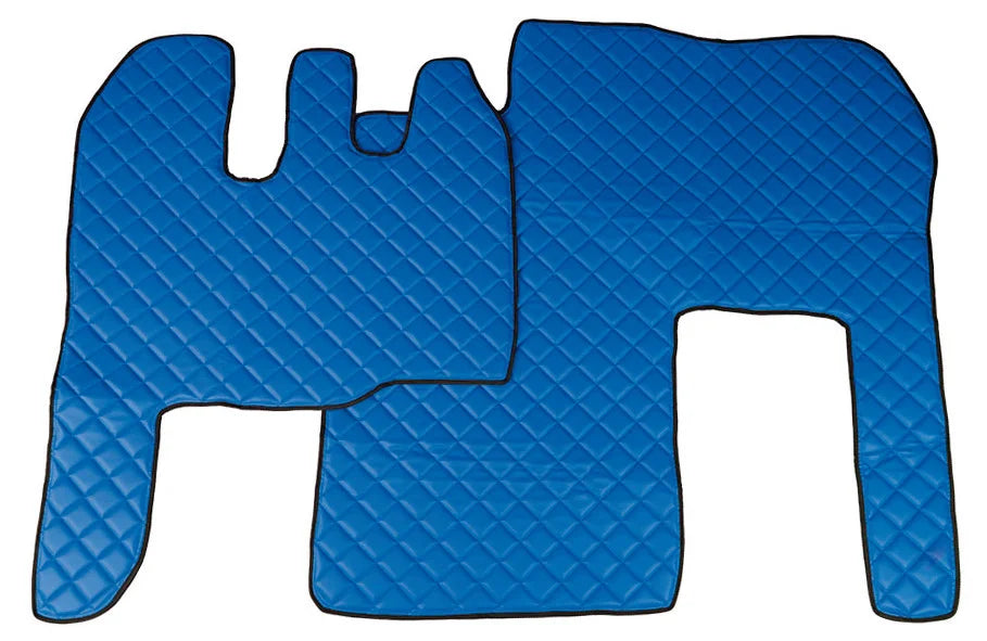 Tappeto unico in Skeentex - Blu - compatibile per Renault Magnum (01/01>06/13) manuale