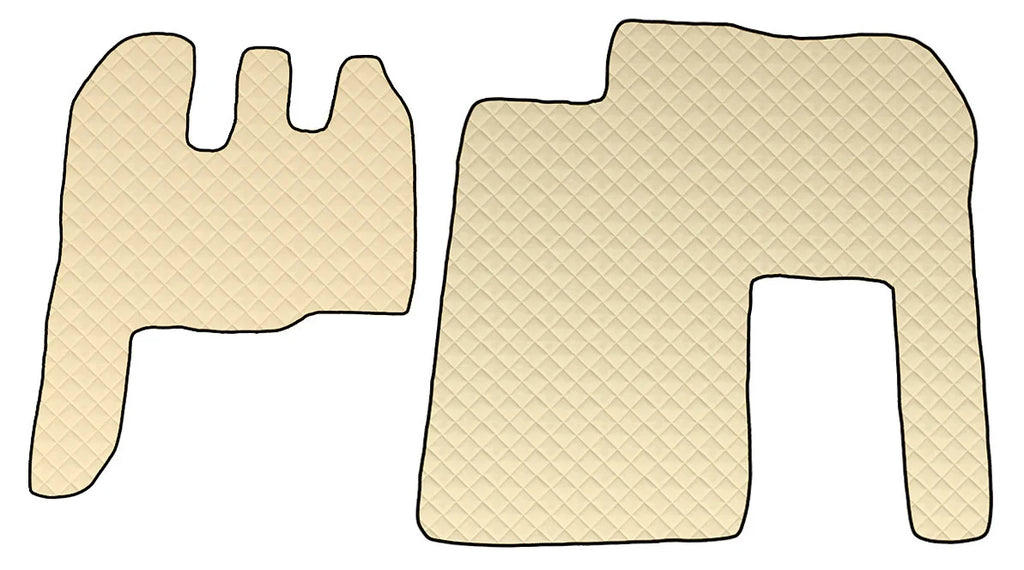 Tappeto unico in Skeentex - Panna - compatibile per Renault Magnum (01/01>06/13) manuale