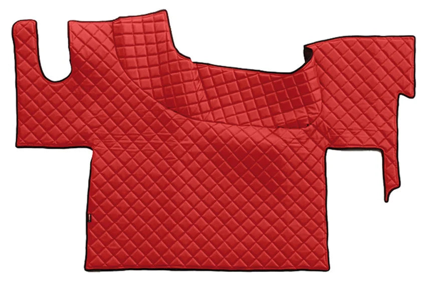Tappeto unico in Skeentex - Rosso - compatibile per Renault T (06/13>) no tunnel