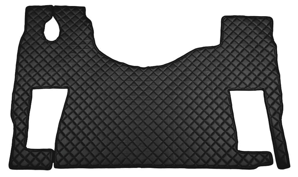Tappeto unico in Skeentex - Nero - compatibile per Mercedes Actros MP2 (04/03>12/08) no tunnel, sedile rotante - Mercedes Actros MP3 (06/08>12/13) no tunnel, sedile rotante