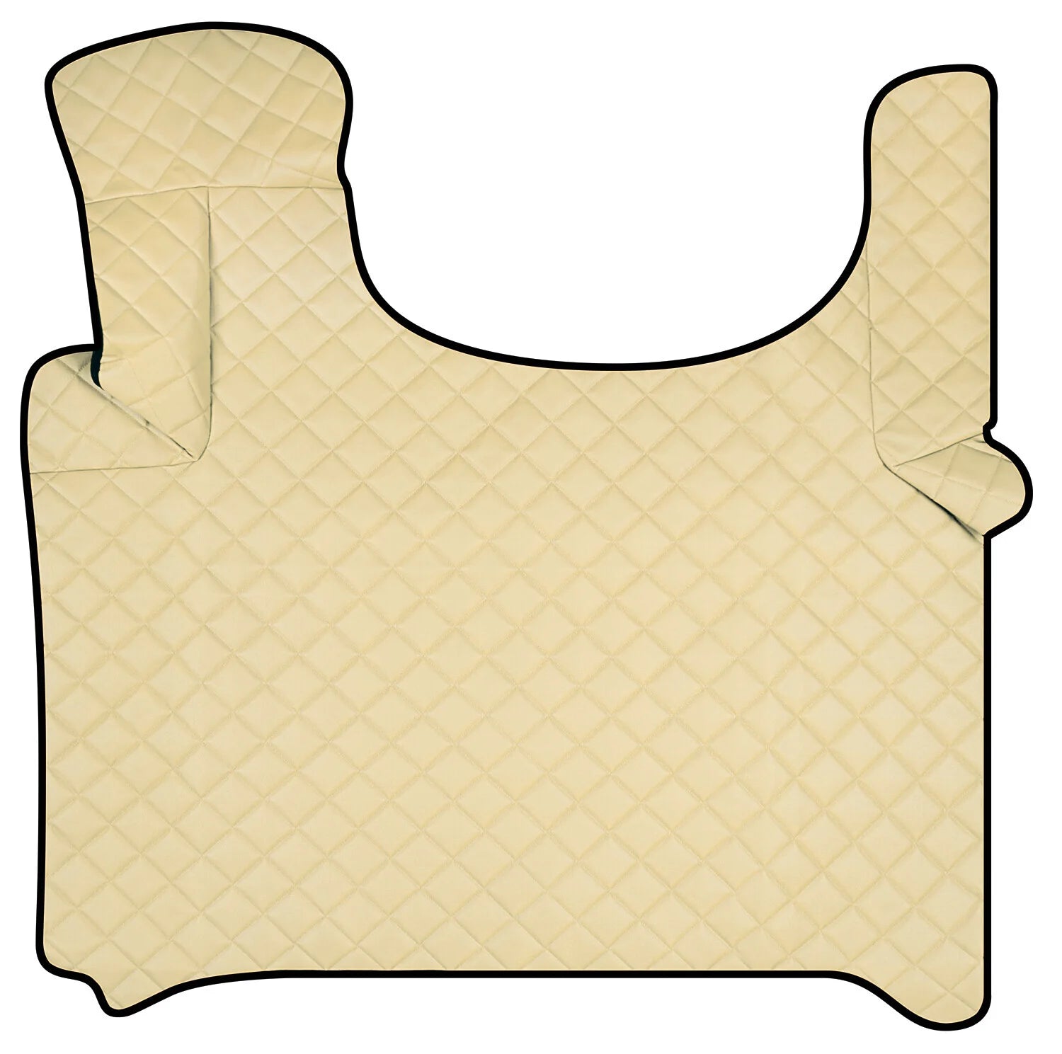 Tappeto centrale in Skeentex - Panna - compatibile per Man TGX (07/20>)