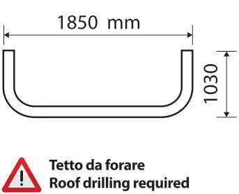 Barra portafari per tetto - Type 3 - compatibile per Man TGA (03/99>05/10)
