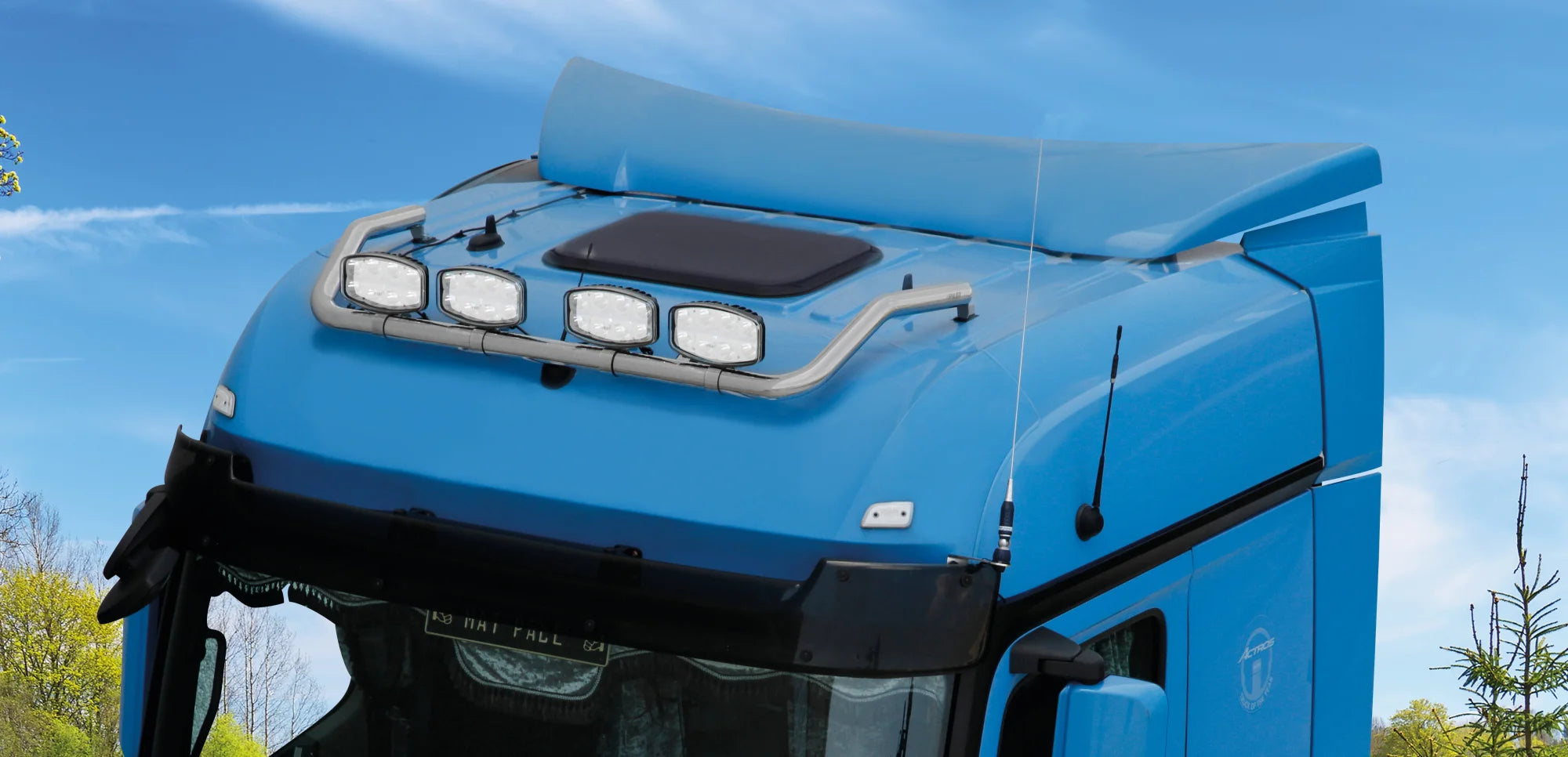 Barra portafari per tetto - Type 1 - compatibile per Mercedes Actros MP3 (06/08>12/13)