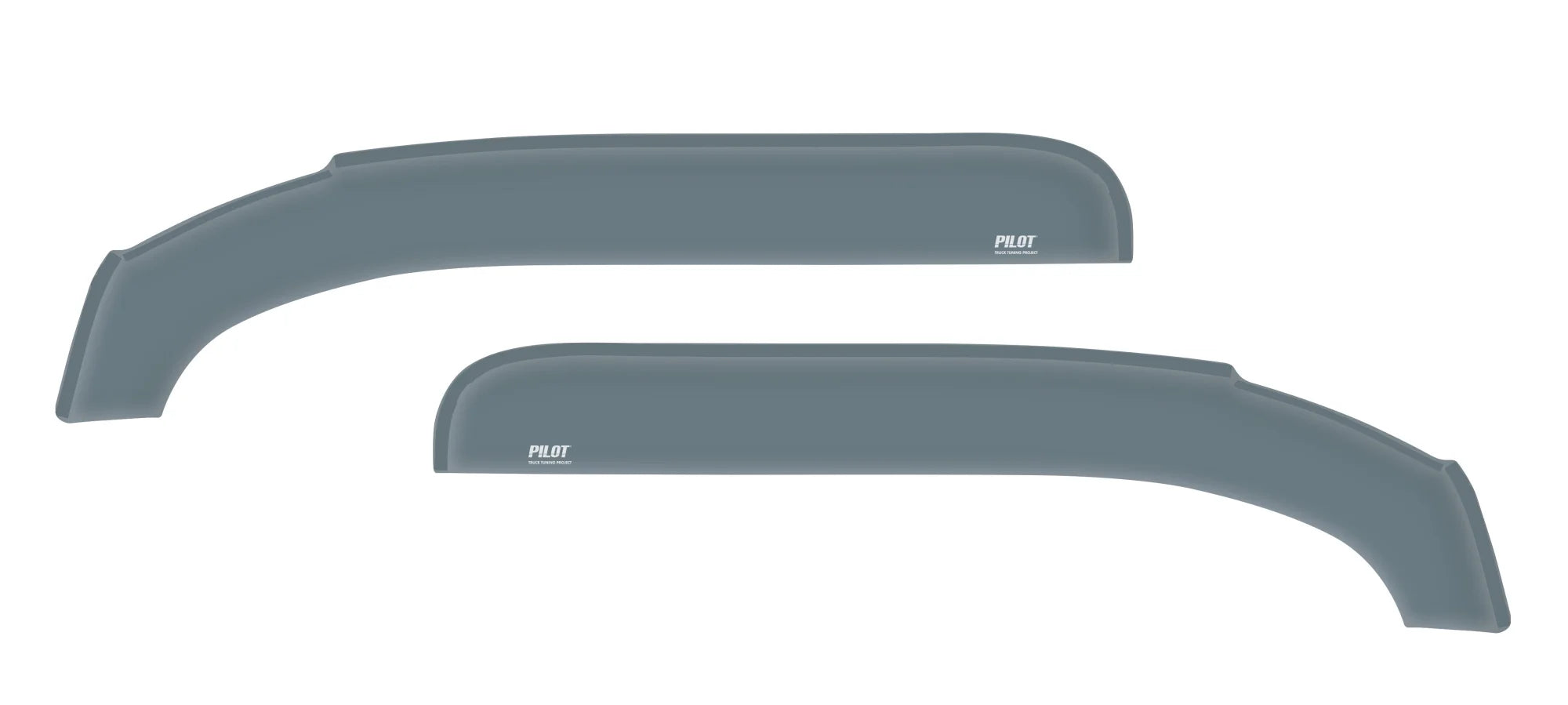 Set deflettori aria in acrilico - compatibile per Volvo FH Aero (01/24>)  - Volvo FH Serie 4 (09/12>05/21)  - Volvo FH Serie 5 (06/21>)  - Volvo FM (03/13>10/21)