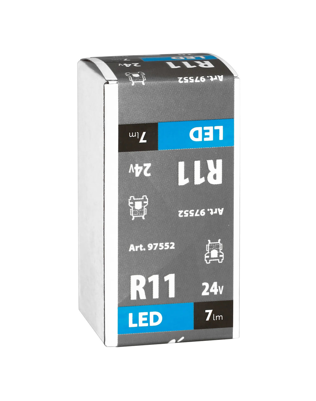 24/30V Led series - 1 Led SMD - (R11) - B8,0 - 20 pz  - Busta - Blu