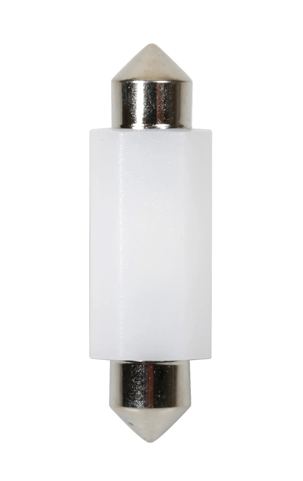 9/32V Led Series 2 SMD x 1 chip - 12x41 mm - SV8,5-8 - 20 pz  - Scatola - Bianco - Doppia polarità - Resistenza incorporata