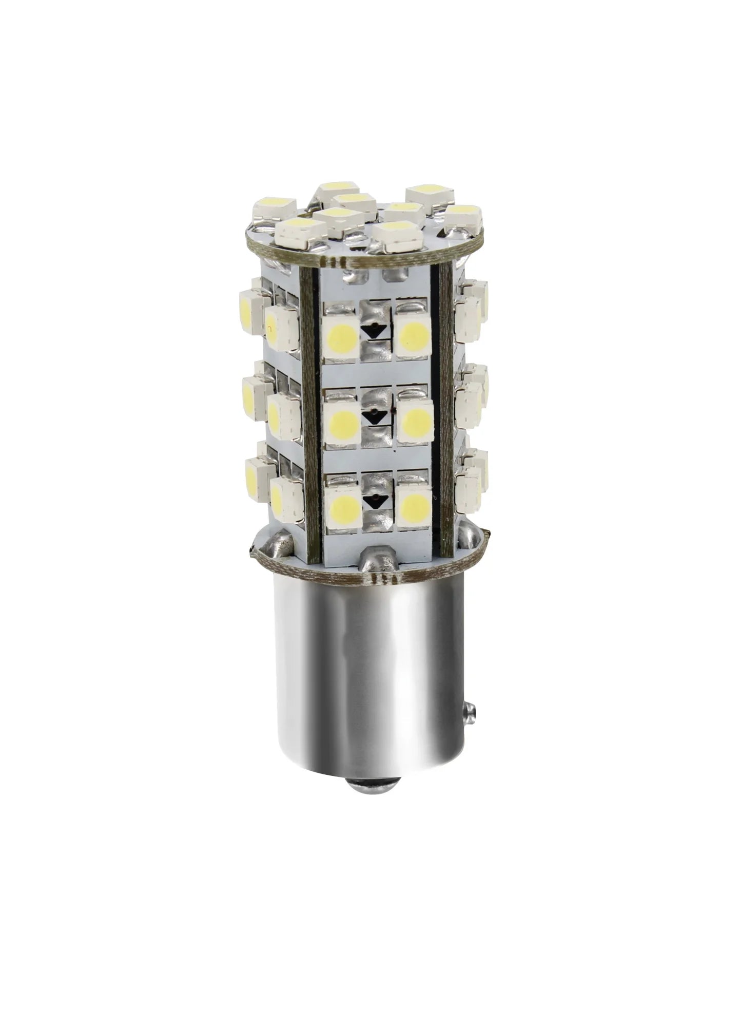 24/28V Led Series - 39 SMD x 1 chips - (P21W) - BA15s - 1 pz  - Scatola - Bianco - Doppia polarità