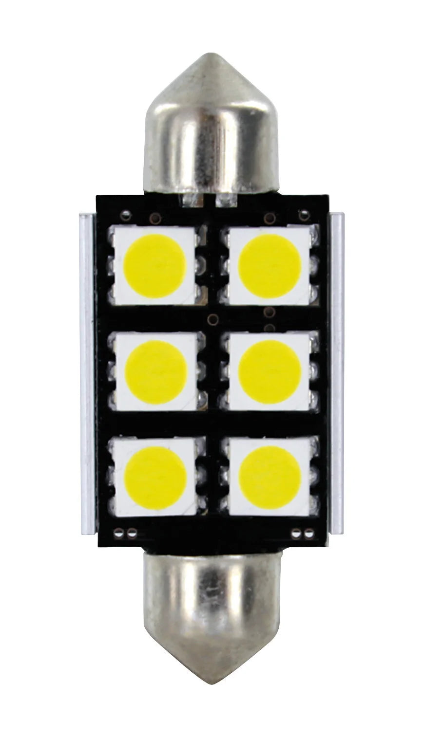 24/30V Led Series - 6 SMD x 3 chips - 15x39 mm - SV8,5-8 - 2 pz  - Scatola - Bianco - Doppia polarità