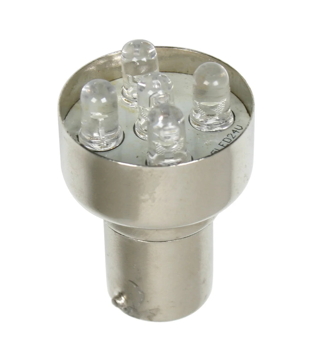 24V Lampada Multi-Led 5 Led - (R10W) - BA15s - 1 pz  - D/Blister - Blu