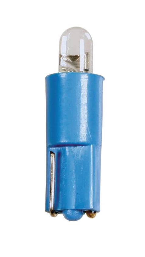 24V Kit Lampade cruscotto Led 1 Led - (T3) - W2x4,6d - 5 pz  - D/Blister - Blu