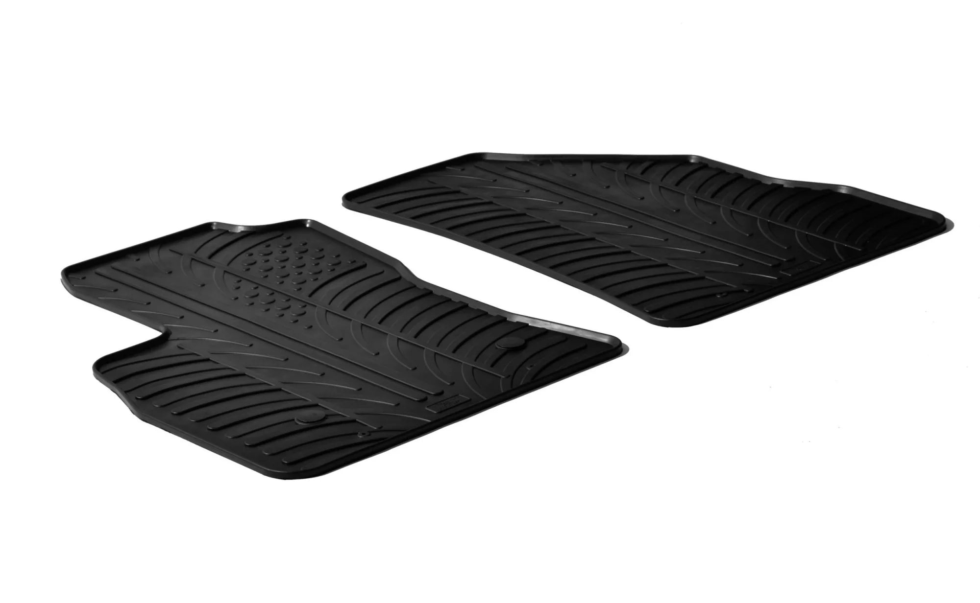 Set tappeti su misura in gomma - compatibile per  Fiat Doblò Cargo (01/10>07/22) -  Opel Combo Cargo (04/12>08/18)