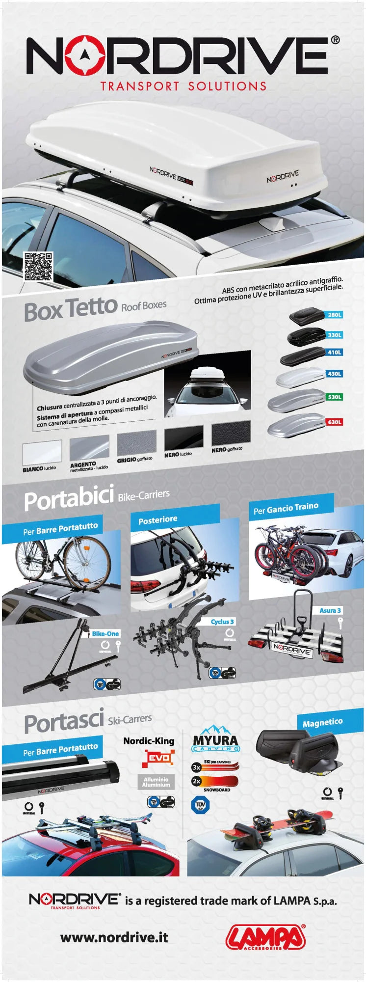 Poster cm 58x160, Nordrive tempo libero