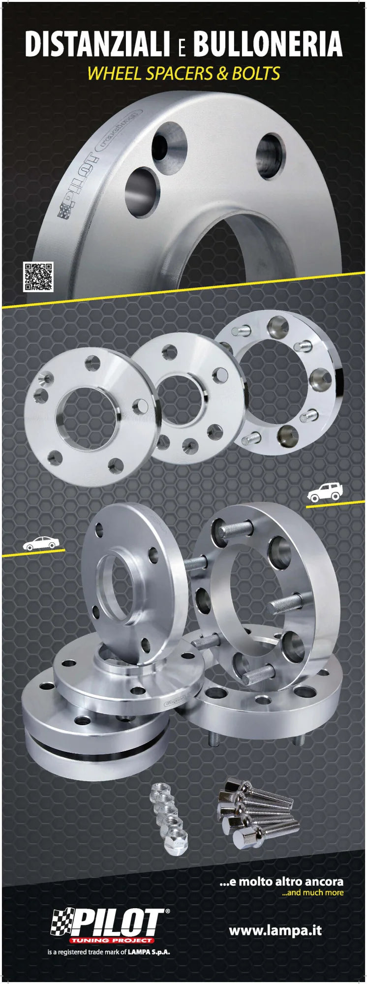 Poster cm 58x160, Distanziali