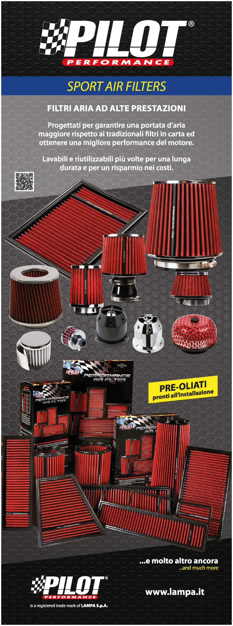 Poster cm 58x160, Filtri Sportivi