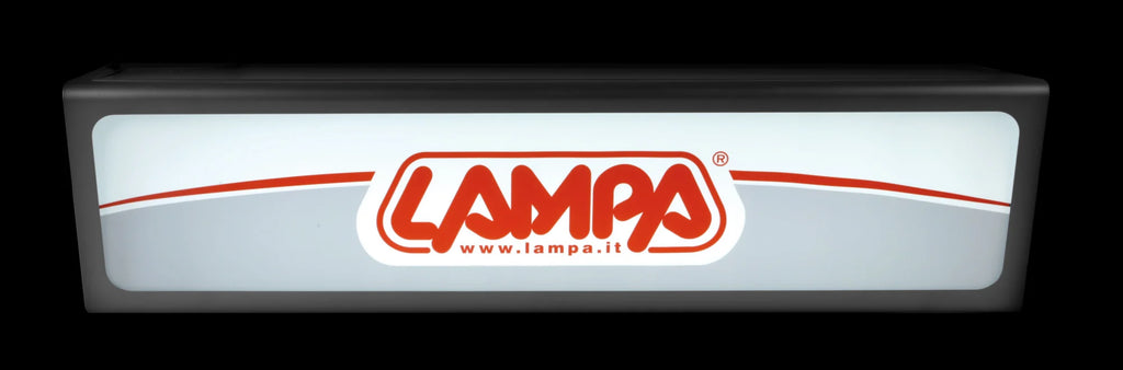 Testata a sbalzo retroilluminata, 230V - Argento