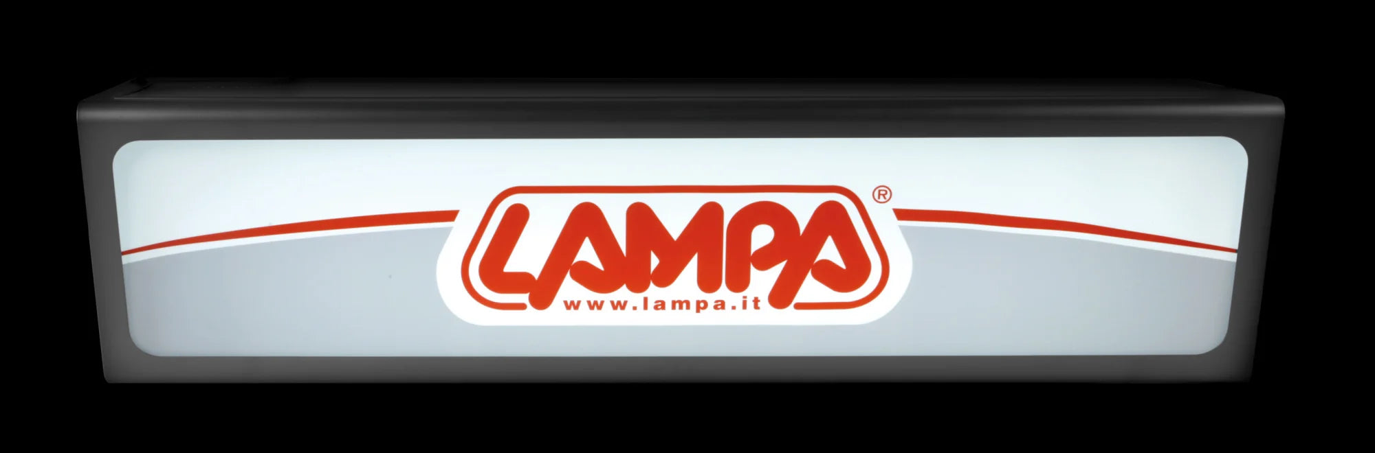 Testata a sbalzo retroilluminata, 230V - Argento