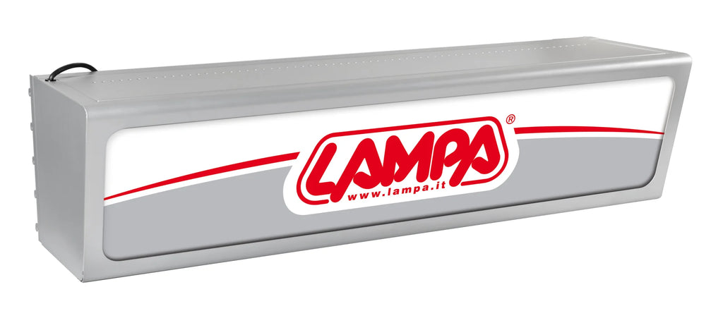 Testata a sbalzo retroilluminata, 230V - Argento