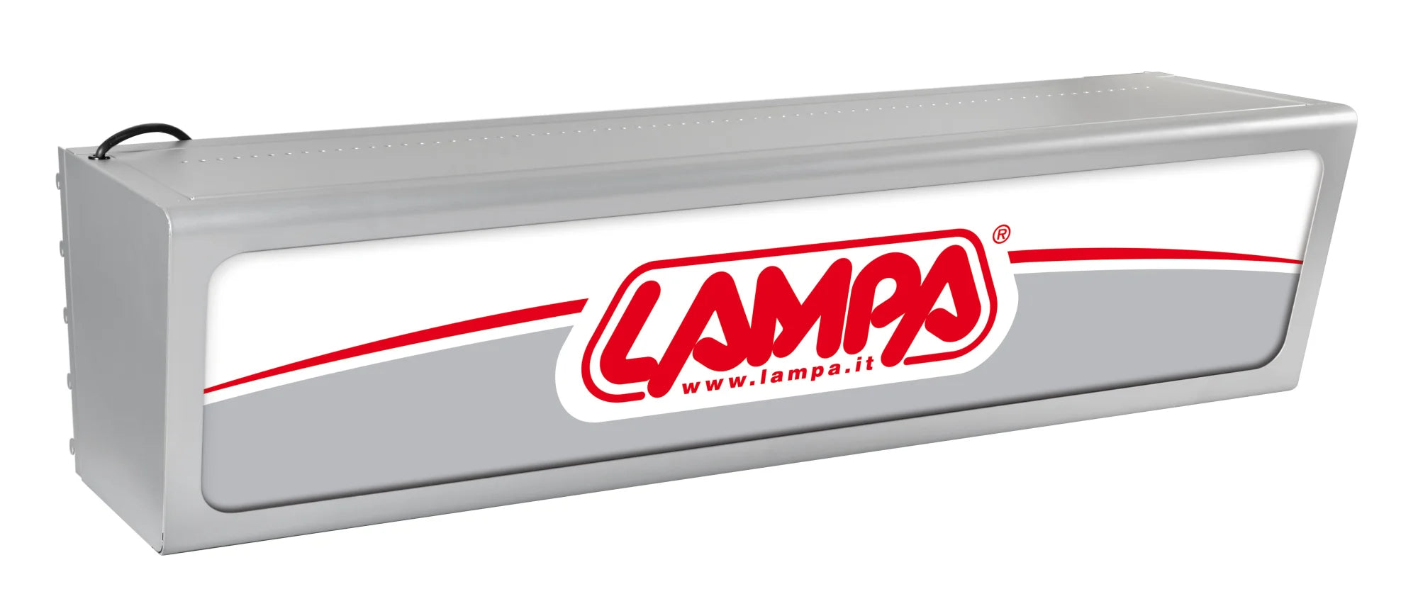 Testata a sbalzo retroilluminata, 230V - Argento