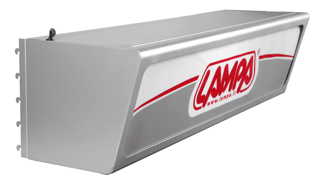 Testata a sbalzo retroilluminata, 230V - Argento