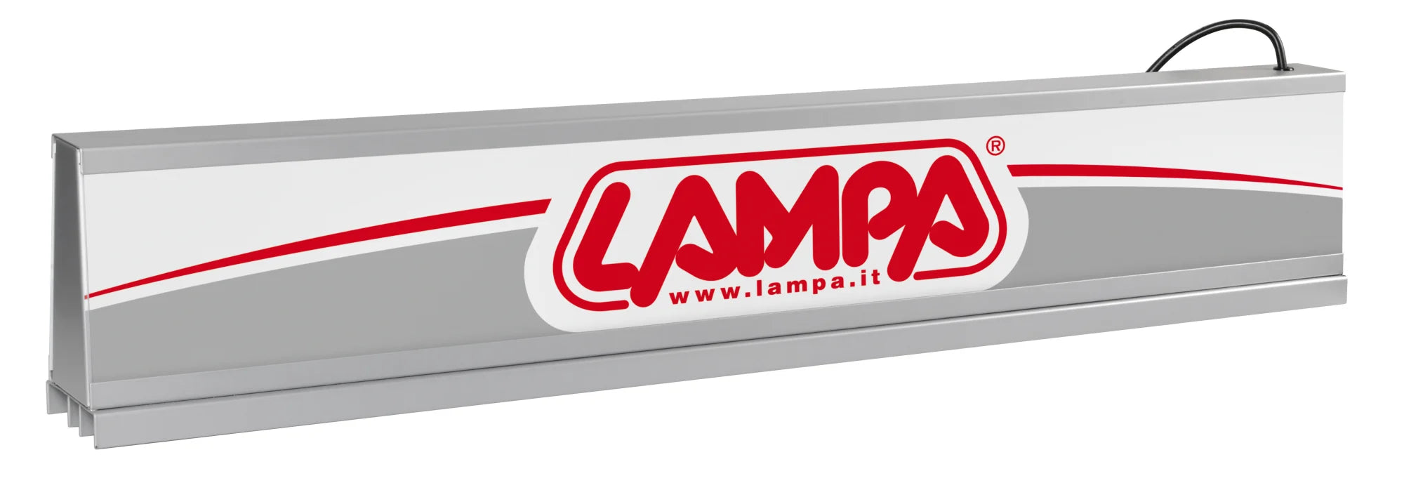 Testata slim retroilluminata, 230V - Argento