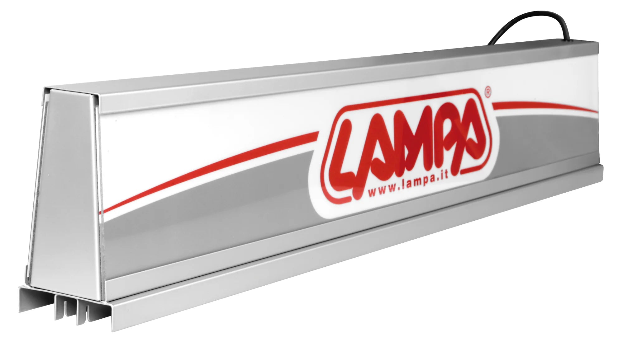 Testata slim retroilluminata, 230V - Argento