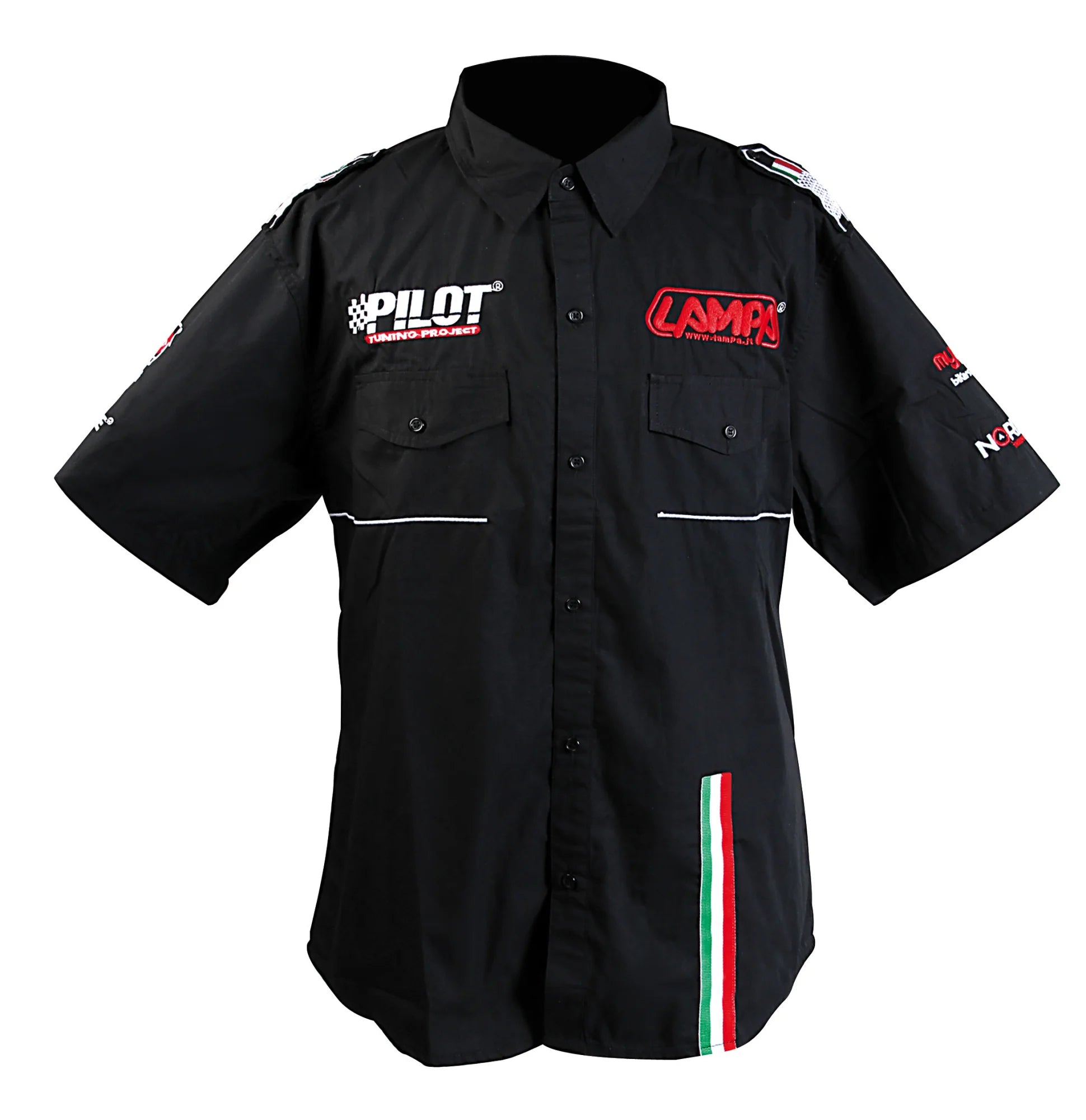 Camicia manica corta, nero - S