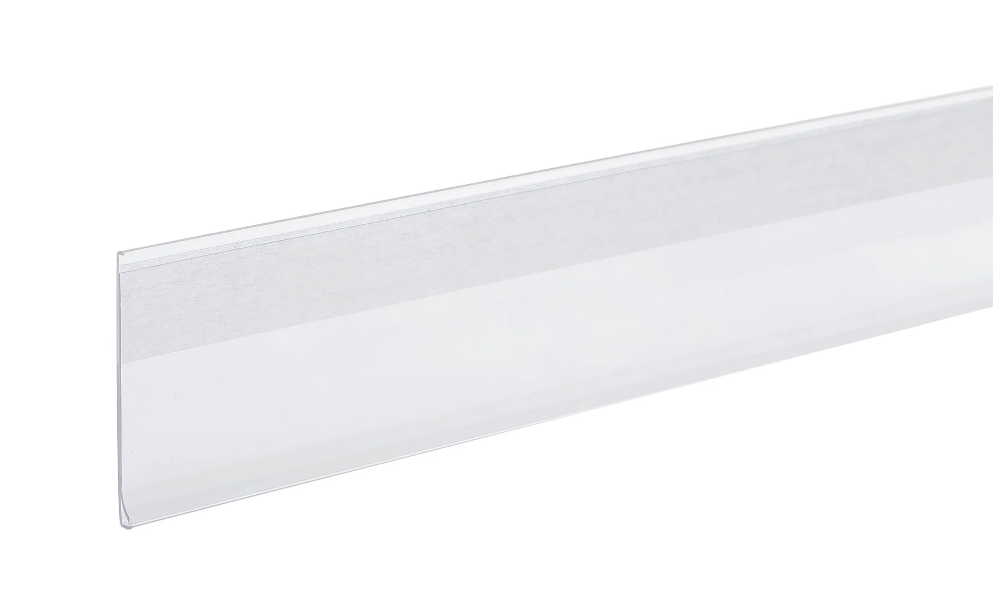 Profilo portaprezzi adesivo per ripiani - 100x4 cm