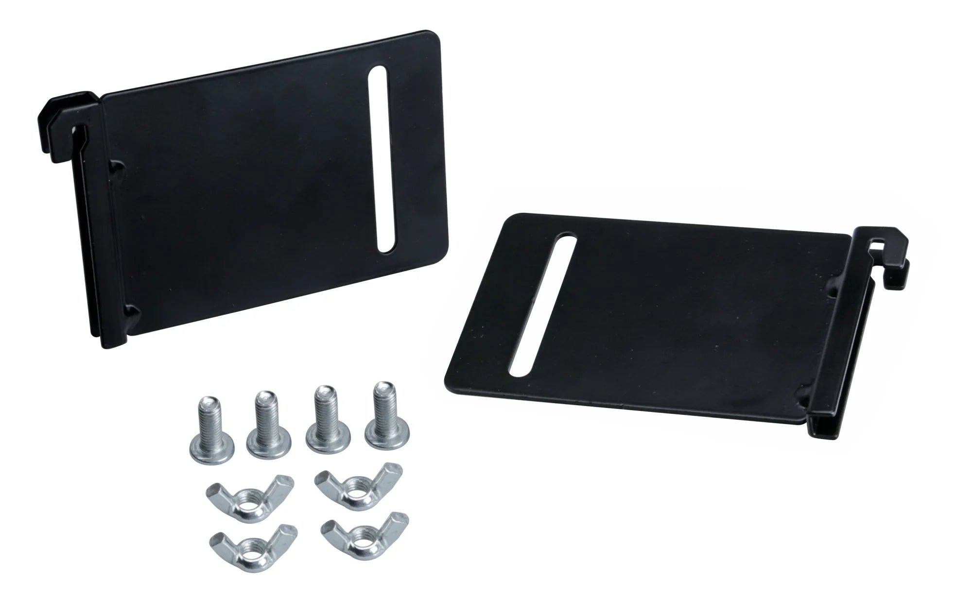 Staffe per fissaggio banner a montante, 2 pz - S - 115x70 mm