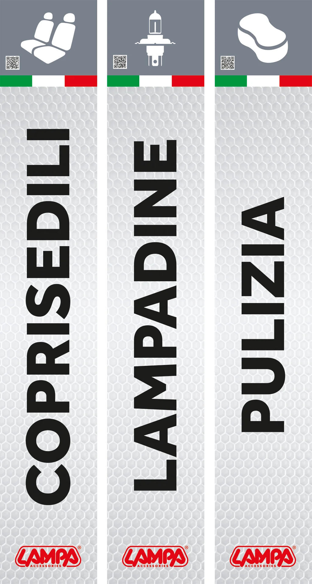 Banner verticale di categoria personalizzabile