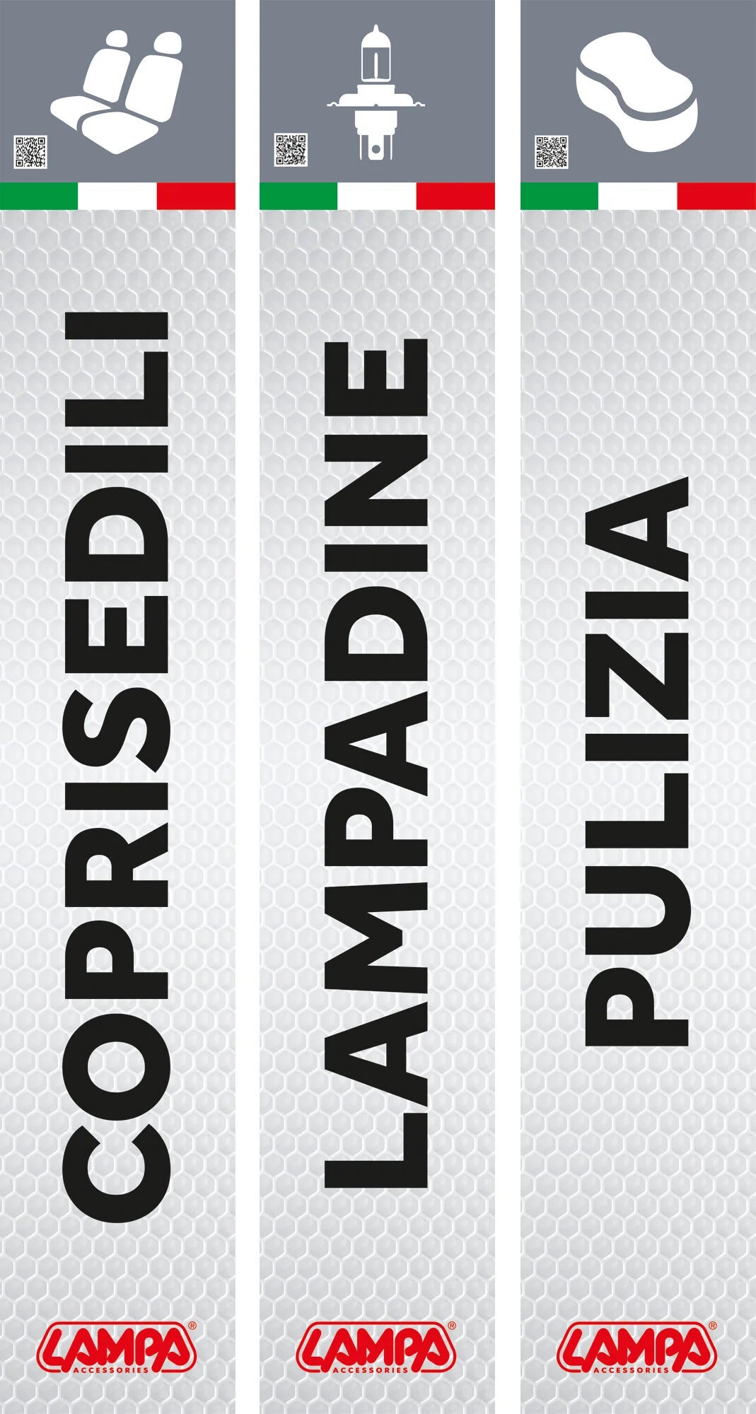 Banner verticale di categoria personalizzabile