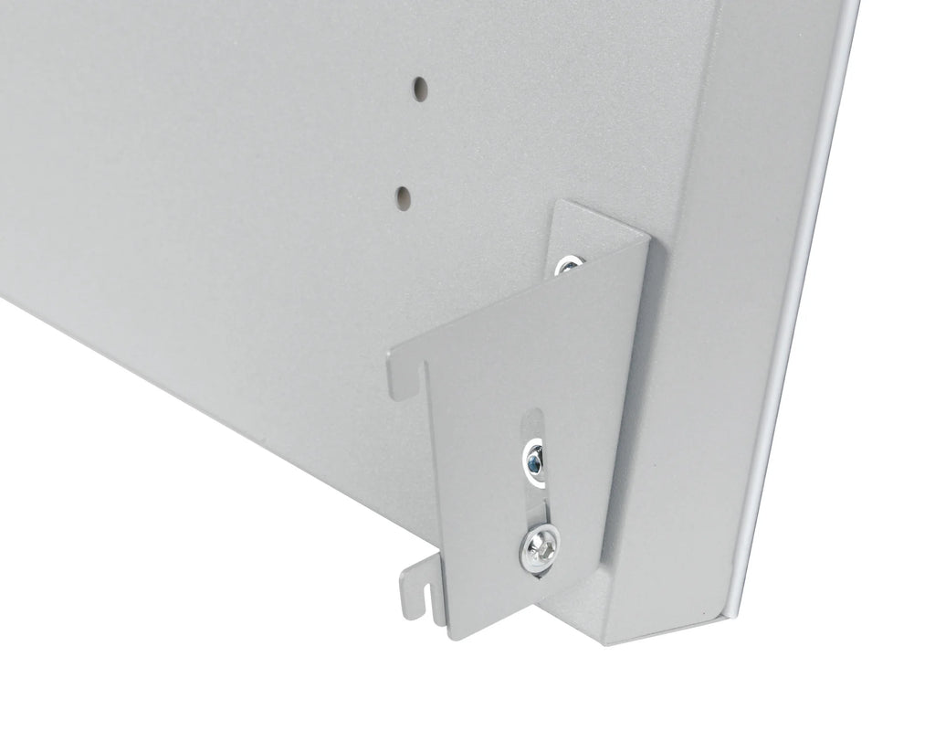 Staffe per fissaggio testata luminosa ai montanti, 2 pz - S - 7 cm