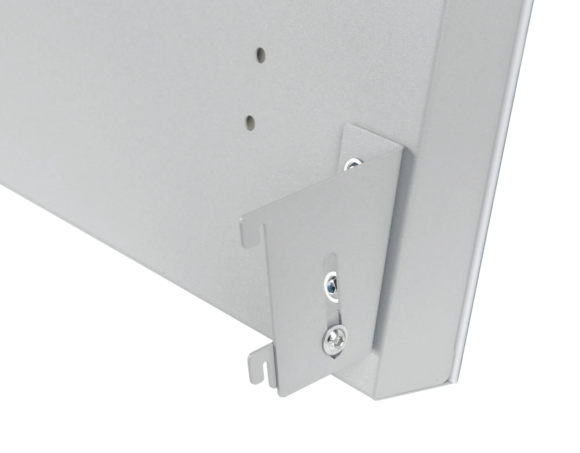 Staffe per fissaggio testata luminosa ai montanti, 2 pz - S - 7 cm