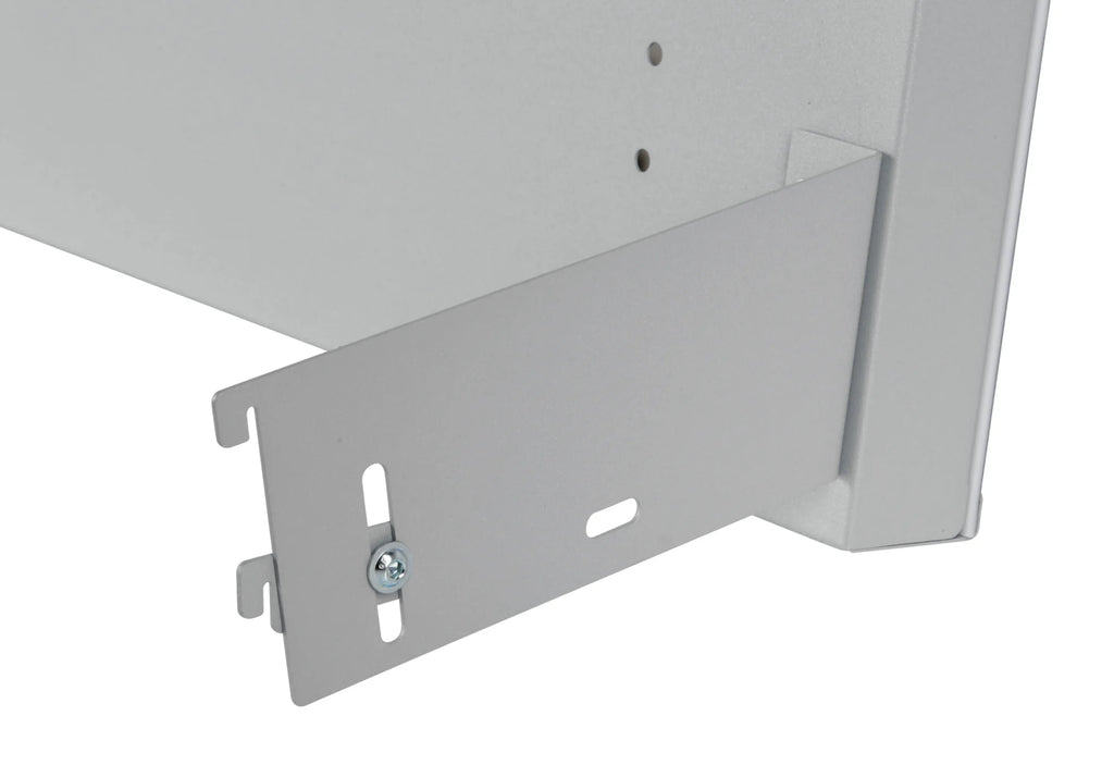 Staffe per fissaggio testata luminosa ai montanti, 2 pz - M - 20 cm