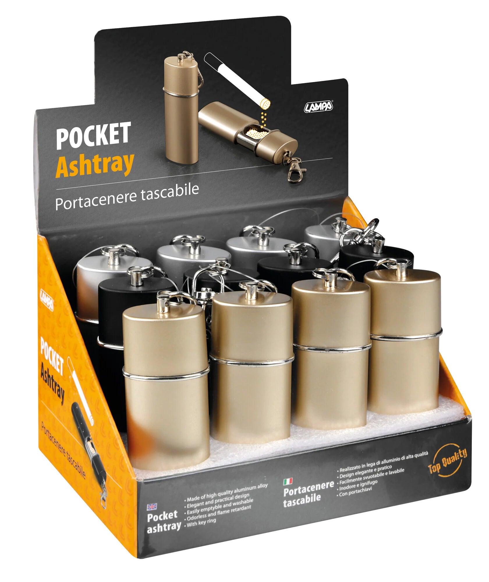 Portacenere tascabile [Confezione da 12]