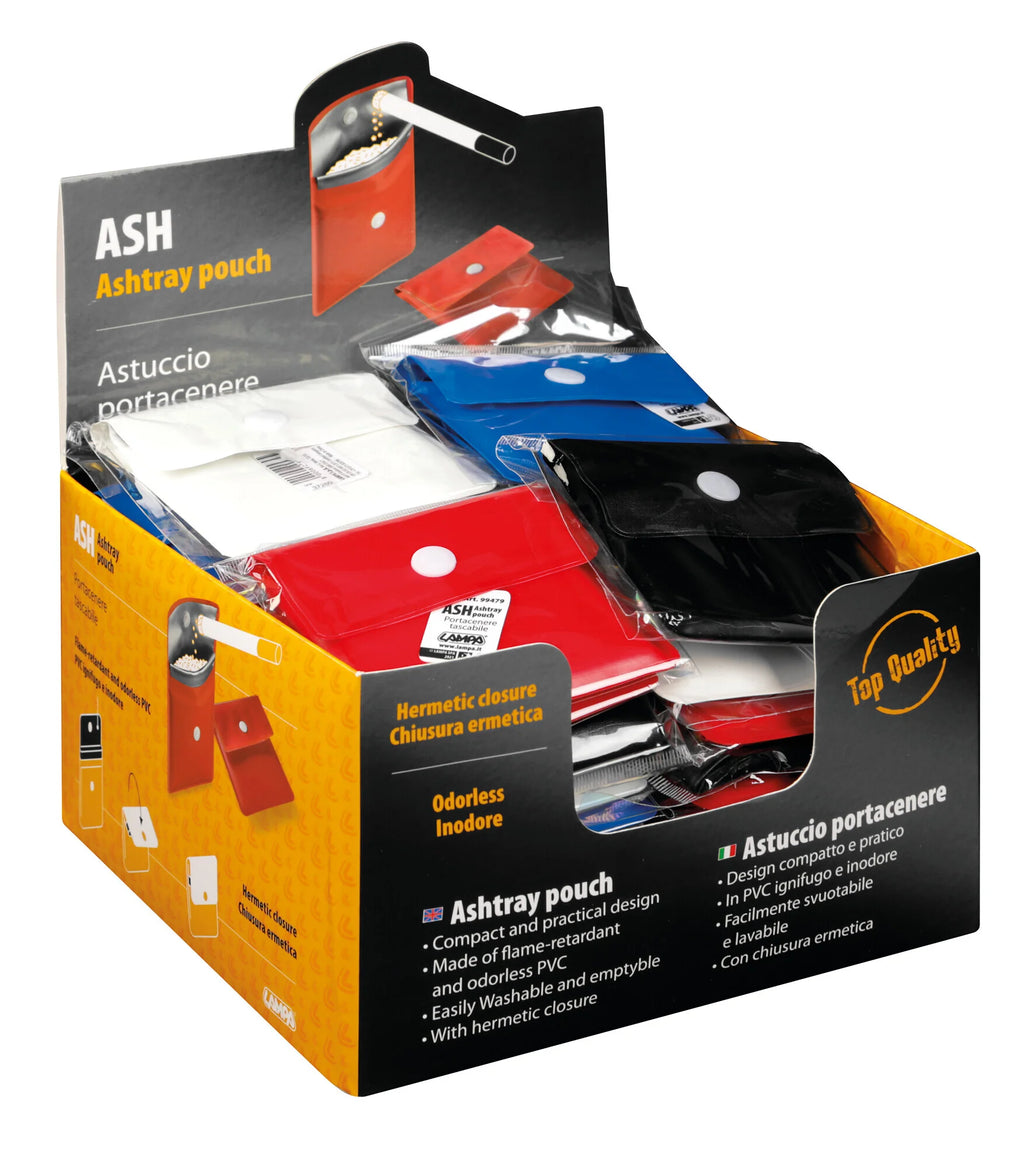 Ash, astuccio portacenere [Confezione da 48]
