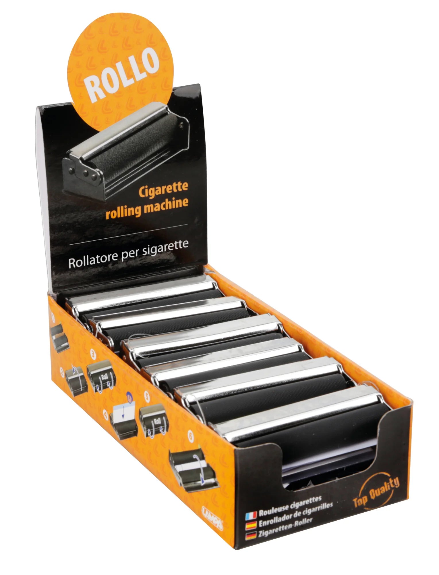 Rollo, rollatore per sigarette [Confezione da 12]